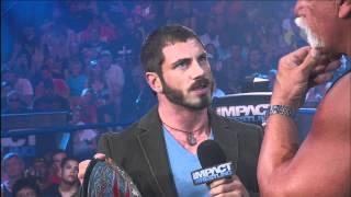 Austin Aries Makes His Decision on Hulk Hogan's World Title Shot Stipulation