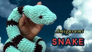 Amigurumi Snake Tutorial | Free Pattern Halloween Crochet | Step-by-Step Guide for Beginners