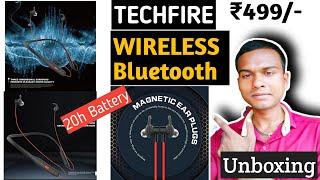 TECHFIRE Wireless Bluetooth Unboxing| Bluetooth Headphone Unboxing |Wireless Bluetooth earphones