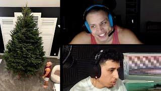 TYLER1 SHOWS HIS SMALL CHRISTMAS TREE | INSANE LEVEL 1 PLAY BY POBELTER | HUMZH | LOL MOMENTS