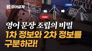 영어설계 1단계 - 1차 정보와 2차 정보를 구분하라! 두목에 부하가 결합하면 조직이 된다