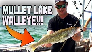 Mullet Lake Walleye Fishing!