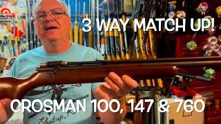 3 way head to head Crosman 100 vs 140 vs 760 .177’s ftw!