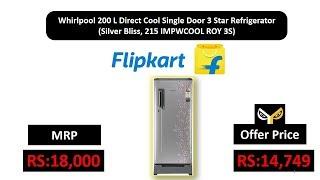 Whirlpool 200 L Direct Cool Single Door 3 Star Refrigerator  (Silver Bliss, 215 IMPWCOOL ROY 3S)