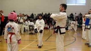 Rachel sparring at the Regional 8 Championships