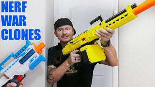 NERF WAR CLONES: Basement Battle!