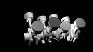 V8 engine animation 2