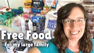 Large Family Free Food Haul!