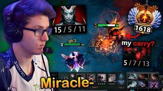 MIRACLE can't believe what Happened on this game after DOMINATING MIDLANE