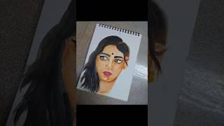 women watercolor drawing #shorts #art #colure #drawing #trending #viralvideo