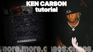 HOW TO MAKE MORE CHAOS KEN CARSON TYPE BEAT FROM SCRATCH | FL STUDIO TUTORIAL