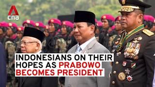 Indonesians on their hopes as Prabowo becomes President