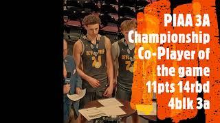 Reece Craft PA PIAA 3A Championship Co-Player of the game