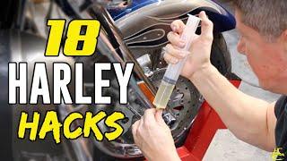 18 Easy DIY Harley Davidson Motorcycle Hacks & Tricks