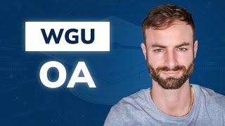 WGU OA - How to Pass an Objective Assessment Fast?!