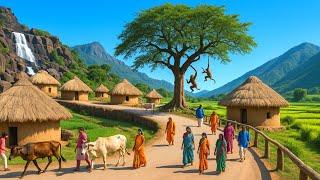 Peaceful Mountain Village Life in India | Serene Nature, Scenic Views & Relaxing Atmosphere