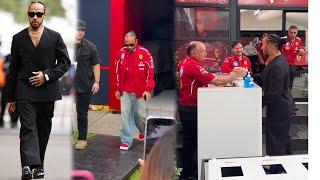 Lewis Hamilton and other F1 Drivers Arrive at Melbourne Paddock Before Race | BTS