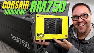 Corsair RM750 Fully Modular Power Supply Unboxing (80 Plus Gold)