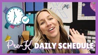 Pre-K Schedule | How I plan my daily schedule in Pre-K