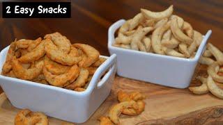 2 Easy Snacks recipe | Quick Diwali snack By Indian Yumm