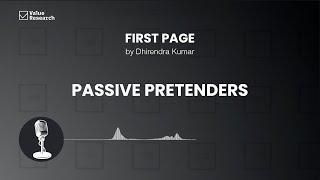 Passive Funds or Active Decisions? Dhirendra Kumar Exposes the Truth | Value Research