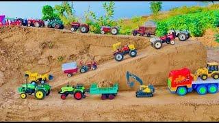 Mini tractor trolley videos | tractor jcb video | jcb video |Jcb cartoon | jcb gadi | tractor