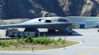 B-2 Spirit Stealth Bomber Takes Off from the Smallest Runway in the World - Saba Island!