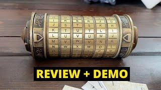 Cryptex Da Vinci Code Puzzle Box Review (Demo And Walkthrough)