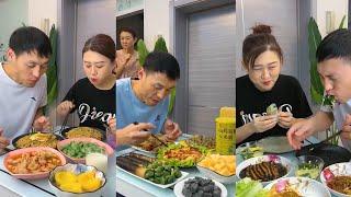 Trending  Funny Husband Wife Yummy Food Eating Challenge|| Comedy  || Pranks 