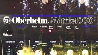 Oberheim Matrix-1000 (1987) Analog Synthesizer Part 2