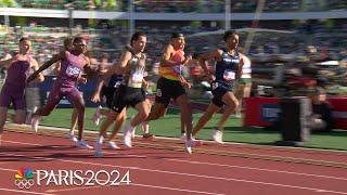 Josh Hoey THROTTLES IT for photo finish to win 800m semifinal | NBC Sports