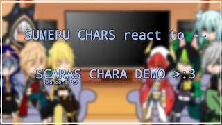 sumeru charas react to wanderer's character demo!! :D《》GI x GC《》GCRV《》Genshin Impact《》yuo :3