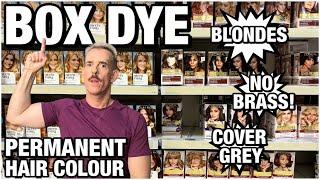 BOX DYE 2.0 - How to choose permanent hair color at the drug store? Blondes, no brass + cover grey!