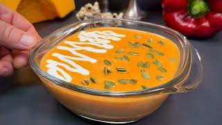 The most delicious pumpkin soup! You'll lick your fingers!