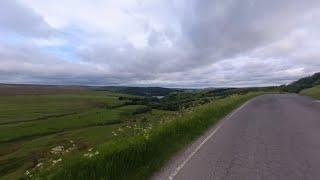 Motorcycle ride round the twisty Strines roads