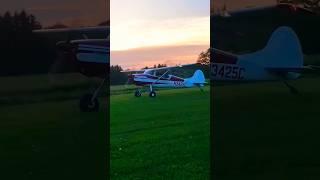 170 VS 185- which sounds better? #aviation #flying #cessna #taildragger