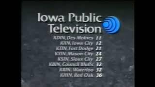 Iowa Public Television, Now Iowa PBS (PBS) Station ID 1990