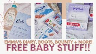 HOW TO GET FREE BABY STUFF!! UK Haul of Boots, Emma's Diary, Amazon and Bounty!! | AltogetherAlanna