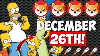 SIMPSON'S PREDICT SHIBA INU COIN PRICE ON DECEMBER 26, 2024!! - SHIB KAI