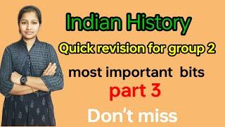 Indian History important points@EnlightenAmulya #tspsc#group2 #history