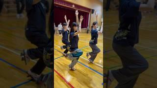 【阿波おどり】スピード感のある女踊りの練習！Women are practicing fast dance!! #shorts