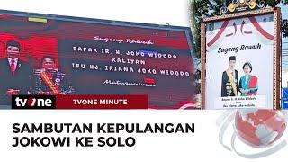 Sambutan Meriah Warga Solo, Jelang Jokowi Pulang Kampung | tvOne Minute