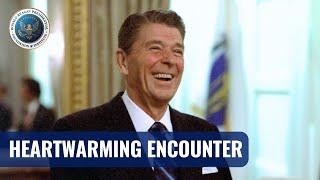 President Reagan's Unexpected Guest