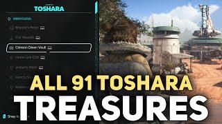 All Treasure Chest Locations In Toshara (All Weapons, Armors Upgrades) -  Star Wars Outlaws