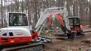 Kubota KX057 4 VS Takeuchi TB260 Mini Excavator Show Down