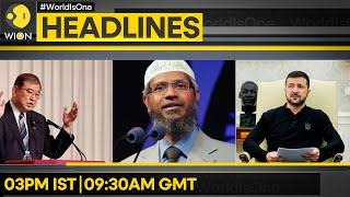 Zakir Naik Reaches Pak On Lecture Tour | Japan's Snap Election On Oct 27 | Top Headlines | WION