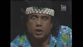 An angry Jimmy Superfly Snuka with crazy eyes cuts an intense insane promo on Roddy Piper