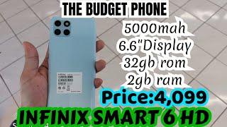 INFINIX SMART 6HD AQUA SKY COLOR UNBOXING AND IMPRESSION