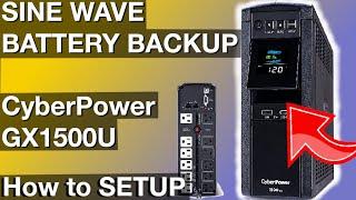 CyberPower GX1500U Setup How to instructions