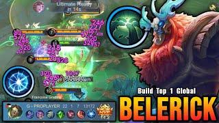 22 Kills!! Monster Belerick Full Damage Build!! - Build Top 1 Global Belerick ~ MLBB